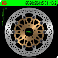 NG BRAKES rund schwimmend Bremsscheibe