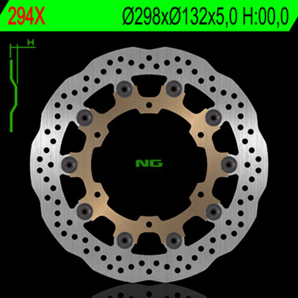 NG BRAKES Wave schwimmend Bremsscheibe