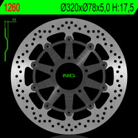 NG BRAKES rund schwimmend Bremsscheibe