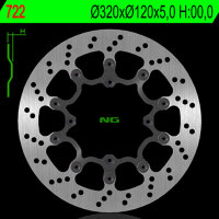 NG BRAKES rund schwimmend Bremsscheibe