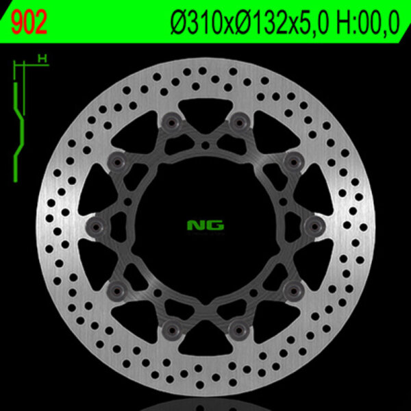 NG BRAKES rund schwimmend Bremsscheibe