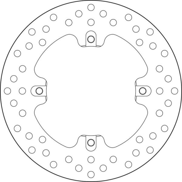 BREMBO Serie Oro rund starr Bremsscheibe