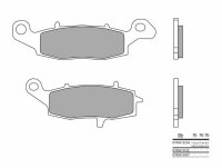 BREMBO Street Carbon Keramik Bremsbeläge - 07KA1907