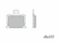 BREMBO Street Carbon Keramik Bremsbeläge - 07YA0809