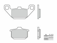 BREMBO Street Sintermetall Bremsbeläge - 07KA08SA