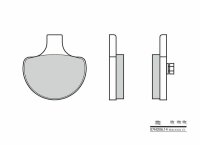 BREMBO Street Carbon Keramik Bremsbeläge - 07HD0614