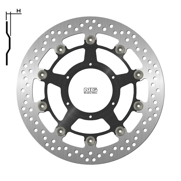 NG BRAKES rund schwimmend Bremsscheibe