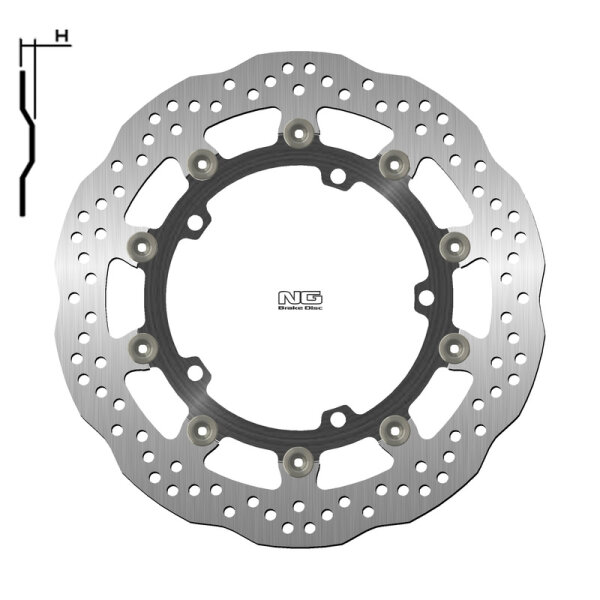 NG BRAKES Wave schwimmend Bremsscheibe