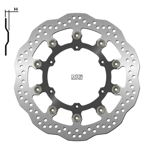 NG BRAKES Wave schwimmend Bremsscheibe