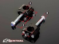 RENTHAL 36Tech Lenkerhalterungen Ø36mm Offset +5mm...