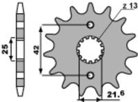 PBR Standard Stahlriztel vorne 513 - 530