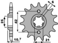 PBR Standard Stahlriztel vorne 338 - 530