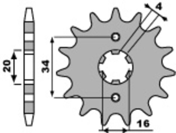 PBR Standard Stahlriztel vorne 263 - 428