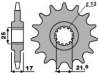 PBR Standard Stahlriztel vorne 2042 - 520