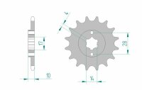 AFAM Standard Stahlritzel vorne 49100 - 420