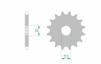 AFAM Selbstreinigendes Stahlritzel vorne 21202 - 520