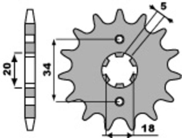 PBR Standard Stahlriztel vorne 264 - 428