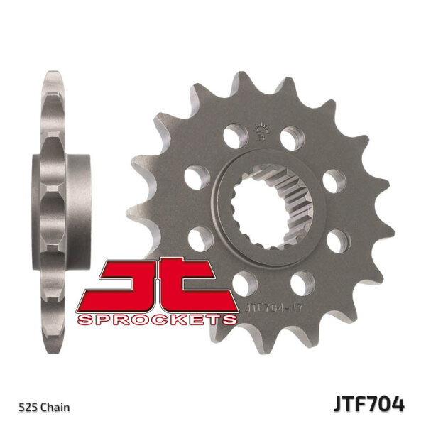 JT SPROCKETS Standard Stahlritzel vorne 704 - 525