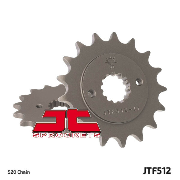 JT SPROCKETS Standard Stahlritzel vorne 512 - 520