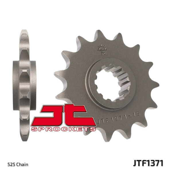 JT SPROCKETS Standard Stahlritzel vorne 1371 - 525