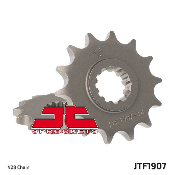 JT SPROCKETS Standard Stahlritzel vorne 1907 - 428