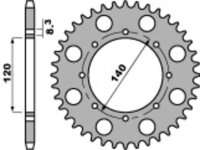 PBR Standard Kettenrad C45 Stahl 491 - 520