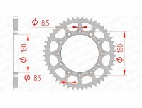 AFAM Standard Stahlritzel hinten 12323 - 520