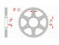 AFAM Standard Stahlritzel hinten 14200 - 428