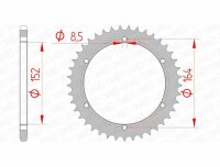 AFAM Standard Stahlritzel hinten 12502 - 520