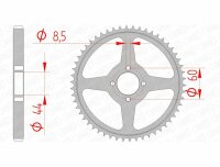 AFAM Standard Stahlritzel hinten 12222 - 428