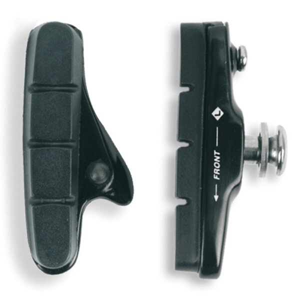 ALHONGA Set of 2 Brake Shoes for Shimano Road Rim brakes - Black Housing