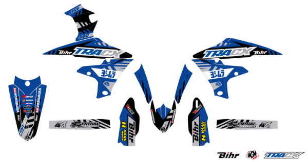 KUTVEK Tracx Deko-Kit blau Yamaha YZ450F