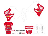 TECNOSEL Complet Set Team Honda 1992