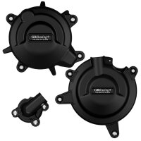 GB RACING Engine Cover Set Black Kawasaki Ninja 400