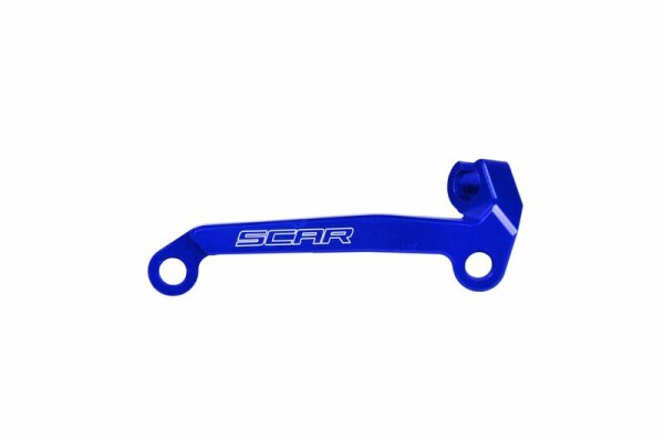 SCAR Kupplungszug-Halter blau Kawasaki KX450F