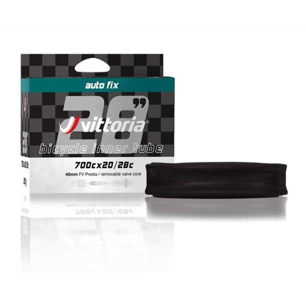 VITTORIA Auto Fix Bicycle Inner Tube 700x20/28c Presta RVC 48mm