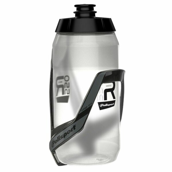 POLISPORT Bundle Kit - Holder Pro+Bottle R550 Grey - 550ml