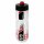 POLISPORT Water Bottle S800 Clear/Black/Red Screw-On Cap 800ml