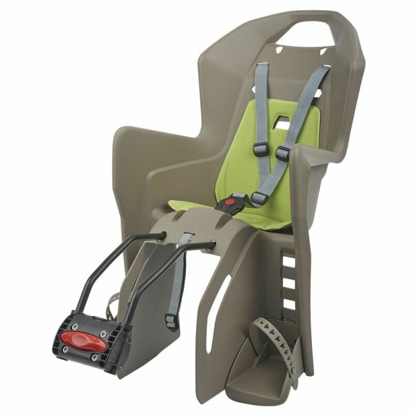 POLISPORT Koolah FF Rear Child Bike Seat Frame Mounting - Brown/Green