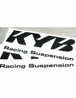 KYB Fork Sticker White