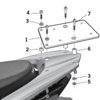 SHAD Top Master Halterung Honda