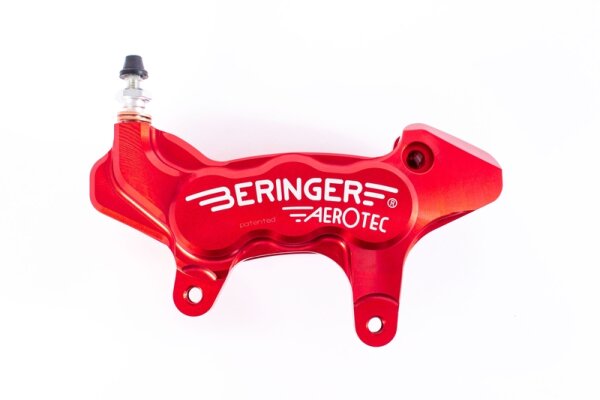 BERINGER Aerotec® Bremssattel axial links 6 Kolben Ø 27 mm rot