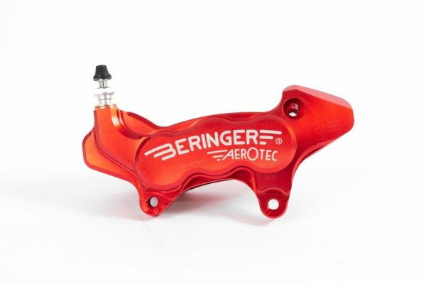 BERINGER Aerotec® Bremssattel axial links 6 Kolben Ø 27 mm rot