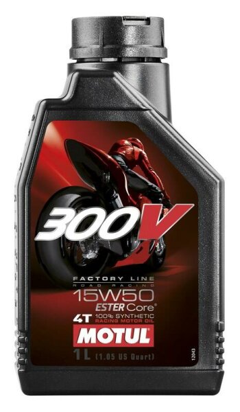 MOTUL 300V Factory Line Road Racing 4T Motorenöl - 15W50 1 l