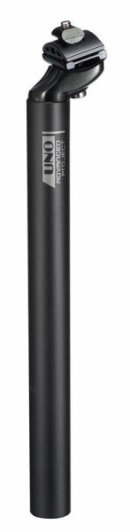 UNO TS 297 Bicycle Seatpost - 350mm Ø27.2 Black