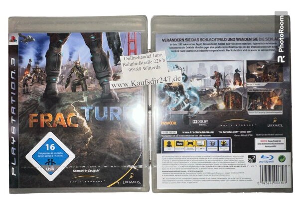 FRACTURE - USK 16 - KOMPLETT IN DEUTSCH - NEU & OVP - PS3 PLAYSTATION 3