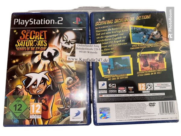 The Secret Saturdays: Beasts Of The 5th Sun Sony PlayStation 2 noch Versiegelt