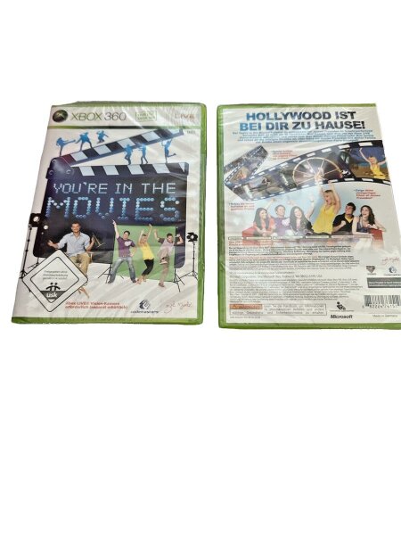 Youre in The Movies (Microsoft Xbox 360, 2008) neu & Versiegelt !!