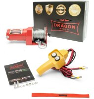 Dragon Winch DWM 2000 ST YP / Stahlseil / 10 m / 2000 lb...