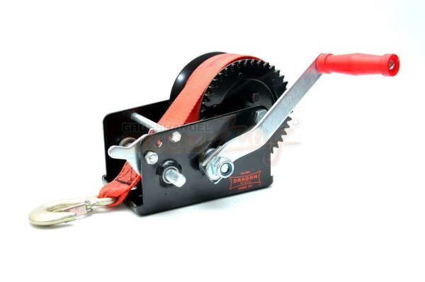 Dragon Winch DWK 25 V mit Untersetzung / Gurtband / 10 m / 2500 lbs / 1133 kg